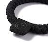 Solid Cloth Elastic Braided Hair Ties PHAR-F015-04C-4