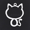 Aluminium Kitten Pendants ALUM-T001-106S-1