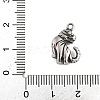 304 Stainless Steel Tibetan Style Pendants STAS-S185-10AS-A-3