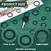 30Pcs 3 Styles Iron Split Key Rings KEYC-CY0001-03-6