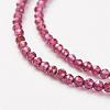 Natural Grade AA Garnet Bead Strand G-G680-04-3