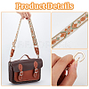 Bohemian Style Rhombus Pattern Cloth Wide Bag Handles FIND-WH0136-51A-3