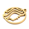 304 Stainless Steel Pendants STAS-Z043-01F-2