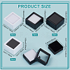 BENECREAT 36Pcs 4 Styles Plastic and Acrylic Loose Diamond Display Boxes CON-BC0007-14-2