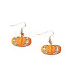 Zinc Alloy Pumpkin Dangle Earrings FS-WG3A841-01-5