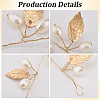 Alloy Flexible Hair Accessories PALLOY-WH20816-001G-5