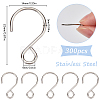 300Pcs Stainless Steel Hook STAS-SP0001-83P-2
