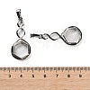 Natural Quartz Crystal Pendants G-F777-05P-13-3