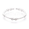 925 Sterling Silver Open Cuff Rings for Women STER-N016-149S-2