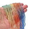 Transparent Painted Glass Beads Strands DGLA-A034-T2mm-A02-2