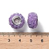 AB Color Resin Rose Flower European Beads RESI-M001-05C-3