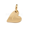 304 Stainless Steel Charms STAS-L291-01G-L-2