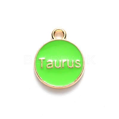 Alloy Enamel Pendants ENAM-S124-01A-06C-1