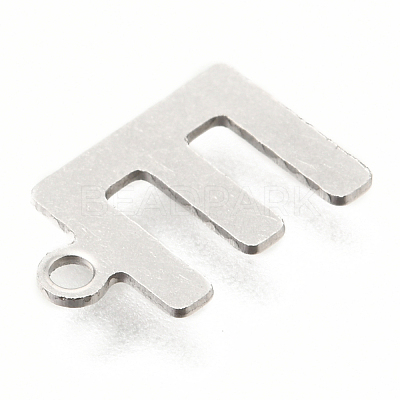 Non-Tarnish 201 Stainless Steel Charms X-STAS-C021-06P-E-1