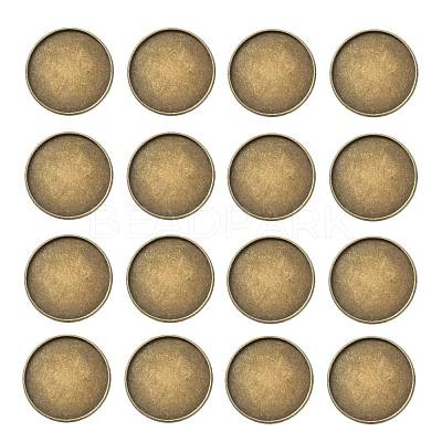 Iron Plain Edge Bezel Cups X-MAK-Q011-25AB-25mm-1