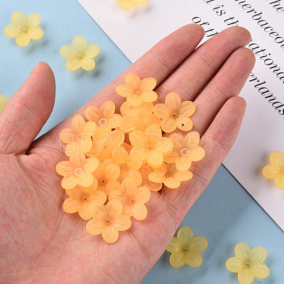 Frosted Acrylic Bead Caps MACR-S371-08A-719-1