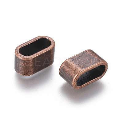 Tibetan Style Slider Charms for Leather Bracelet Making TIBEB-A101908-R-FF-1