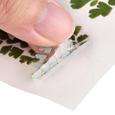 Waterproof Plastic Self Adhesive Stickers DIY-F064-13F-1