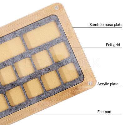 Bamboo Jewelry Display Cases DIY-BC0014-25A-1