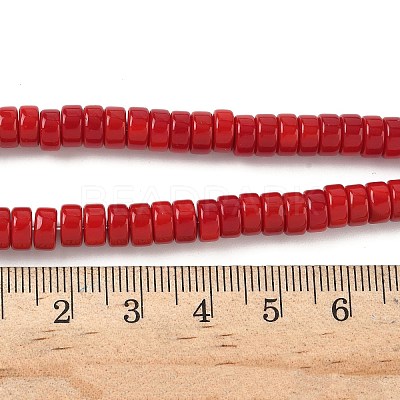 Opaque Glass Beads Strands X-GLAA-I060-01C-1