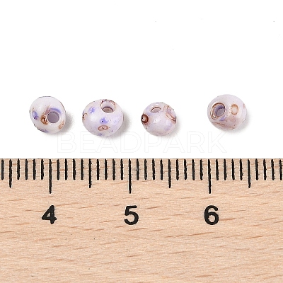 Picasso Glass Seed Beads SEED-Q038-03J-1