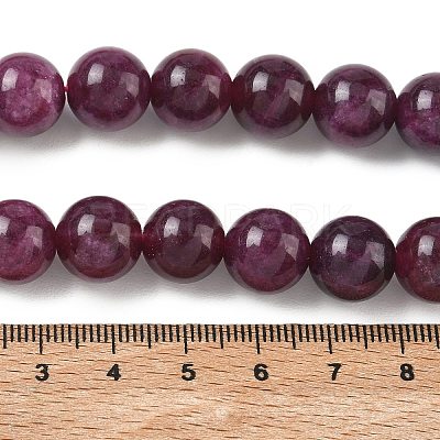 Dyed Natural Malaysia Jade Beads Strands G-G021-01D-06-1