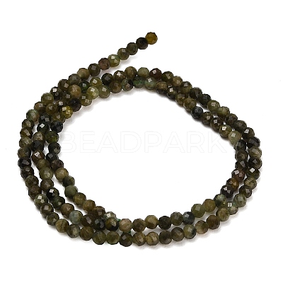 Natural Green Tourmaline Beads Strands GG-CBAA9B4-B01-02-1