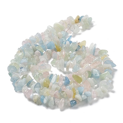 Natural Morganite Beads Strands G-S363-021-01-1