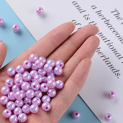 Opaque Acrylic Beads MACR-S370-D8mm-A03-1