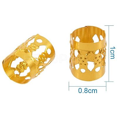 Aluminum Wire Hair Coil Cuffs ALUM-PH0003-02-1