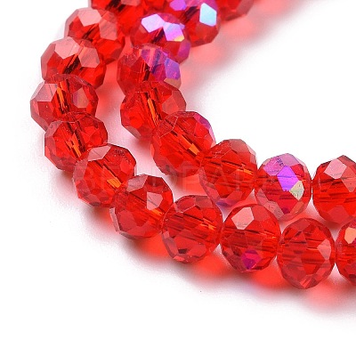 Electroplate Glass Beads Strands EGLA-A034-T4mm-L09-1