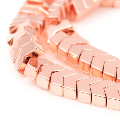 Electroplated Non-magnetic Synthetic Hematite Beads Strands G-F682-04A-RG-1