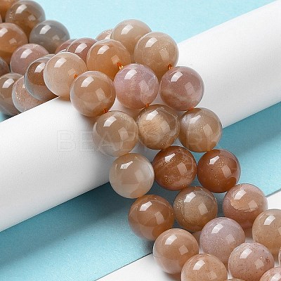Natural Sunstone Beads Strands G-N327-01B-03-1