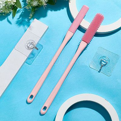 2Pcs PP Plastic Clean Brushes AJEW-CN0004-14A-1