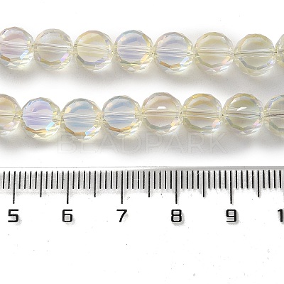 Electroplate Glass Beads Strands EGLA-C010-01A-HR03-1