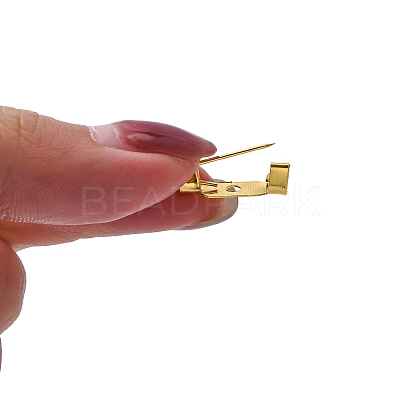 Iron Brooch Findings LS-X-IFIN-S276-G-1