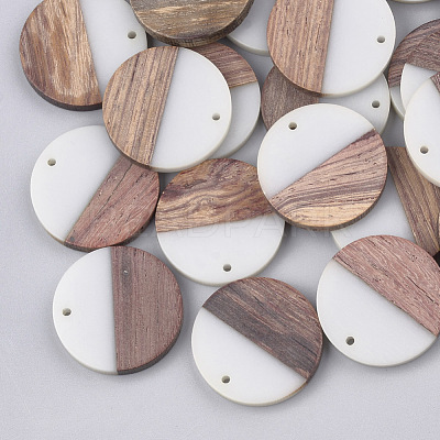 Resin & Wood Pendants X-RESI-S358-02B-02-1