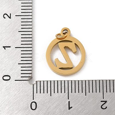304 Stainless Steel Charms
with Jump Ring STAS-R001-02G-Z-1