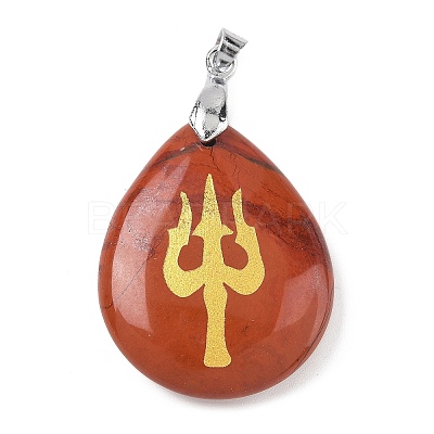 Natural Mixed Gemstone Pendants G-F786-09B-1