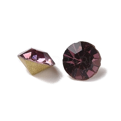 Back Plated Grade A Diamond Glass Pointed Rhinestone RGLA-SS22-015-1