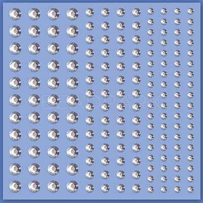 Acrylic Rhinestone Facial Stickers LS-PW-WG72147-01-1