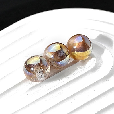 30Pcs Gradient Color Opaque Resin Beads PW-WG675F3-08-1