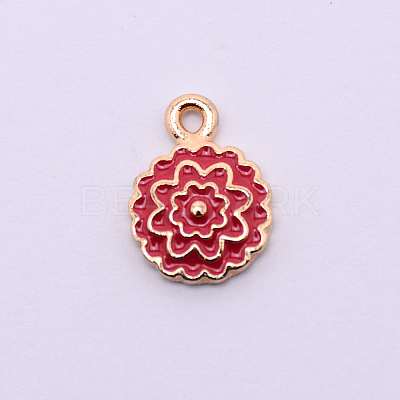 Alloy Enamel Pendants ENAM-WH0049-18G-1