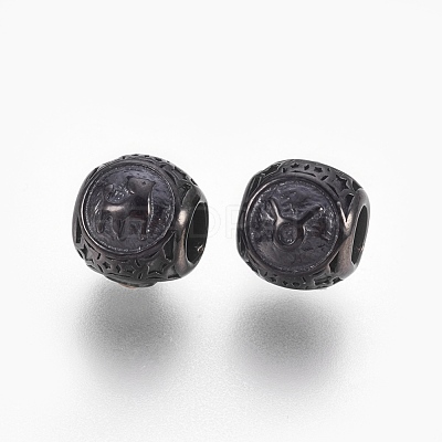 316 Surgical Stainless Steel European Beads STAS-F195-128B-04-1