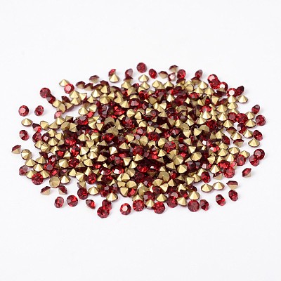Back Plated Grade A Diamond Glass Pointed Rhinestone RGLA-SS12-029-1