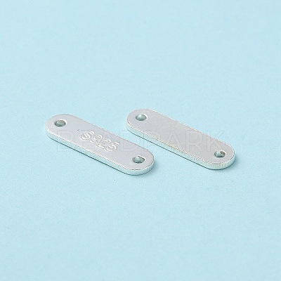 925 Sterling Silver Connector Charms STER-P053-01S-1