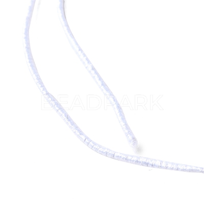 6Pcs 6 Colors Round Polyester Ultra-Thin Elastic Thread for Sewing Machines EW-K001-01C-0.5mm-1