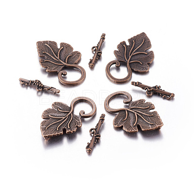 Alloy Toggle Clasps X-PALLOY-A20005-R-FF-1