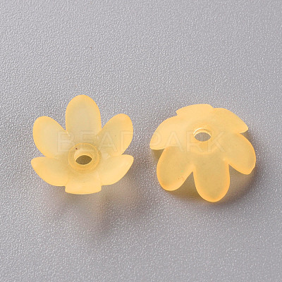 Frosted Acrylic Bead Caps MACR-S371-07A-719-1