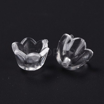 Transparent Acrylic Beads X-PL548-1-1